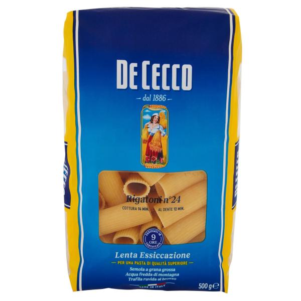 RIGATONI n° 24 DE CECCO 500gr