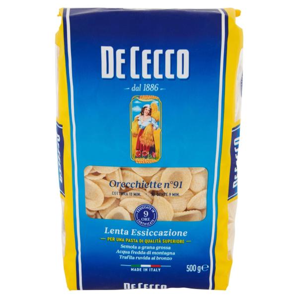 Orecchiette n° 91 DE CECCO 500gr
