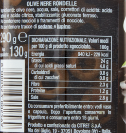 Olive Nere a rondelle GOLOSI e SFIZIOSI 290gr - immagine 2