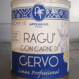 SAUCE RAGU' with DEER MEAT per PASTA 800Gr