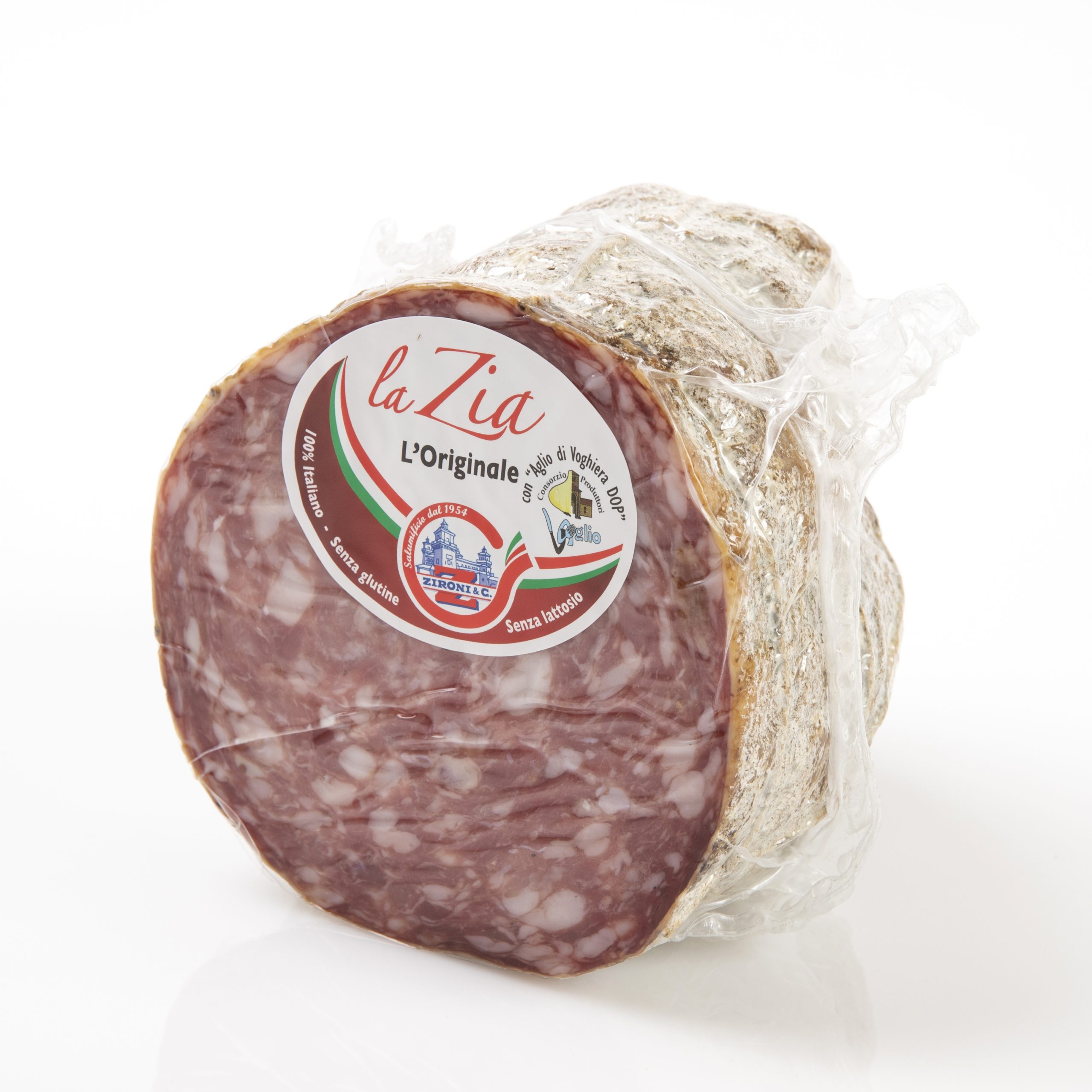 Salame all'aglio Zia Ferrarese SALUMIFICO ZIRONI 2kg c.a.