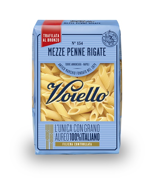 Mezze Penne Rigate n.154 PASTA VOIELLO 500gr