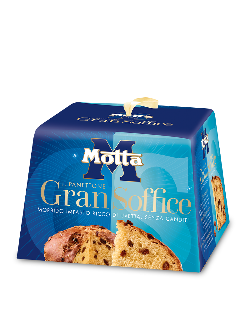 PANETTONE Panettone basso ricco di uvetta e senza canditi Motta Milano 1kg