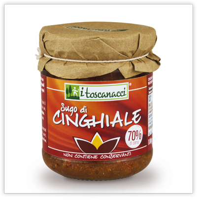 Wildschweinsauce für Pasta I TOSCANACCI 180gr