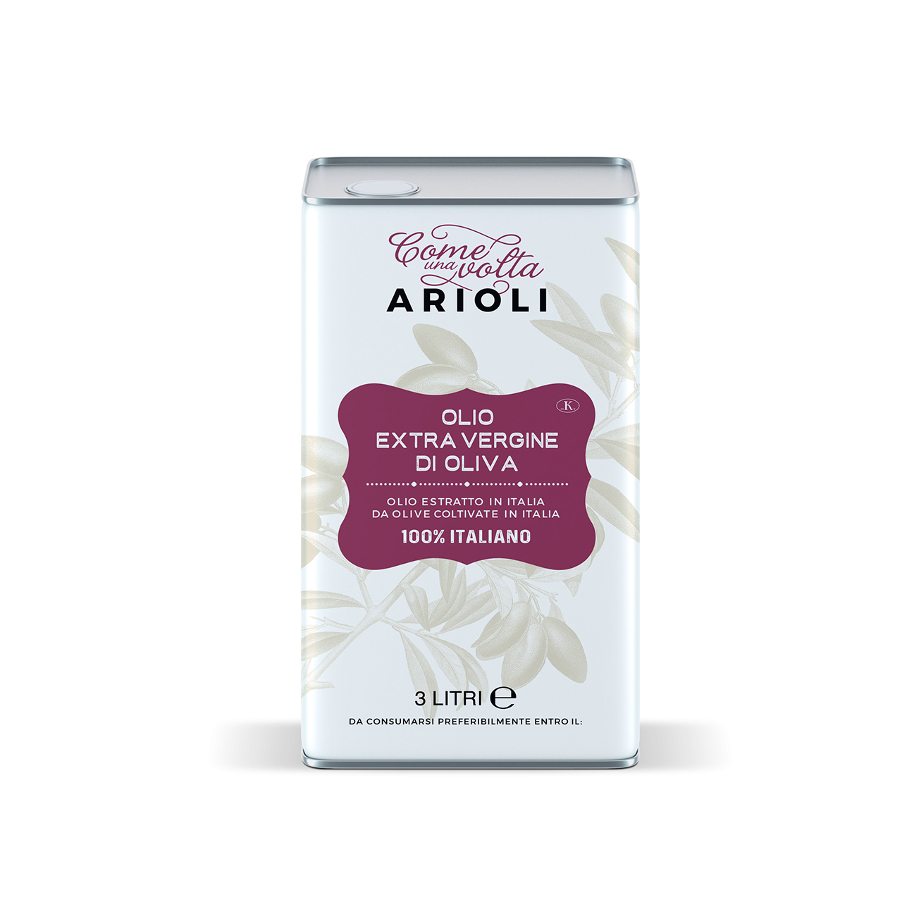 Olio Extra Vergine di Oliva 100% Italiano ARIOLI 3lt