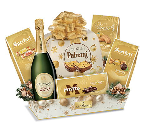 Cesta Natale MERRY CHRISTMAS 7 pz