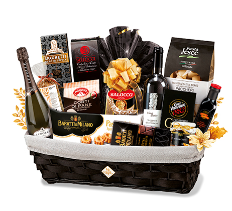 BLACK KING Cesto di Natale 14 pezzi