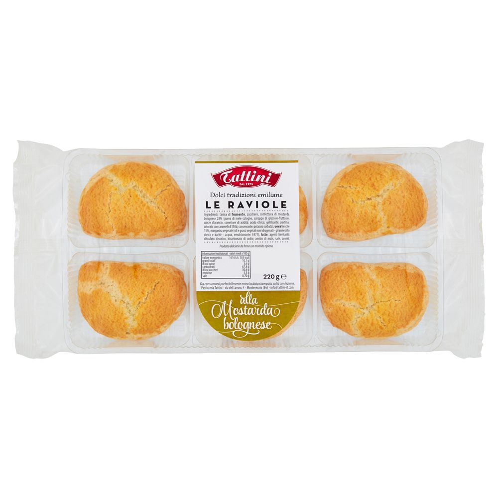 Raviole alla Mostarda Bolognese TATTINI 220gr