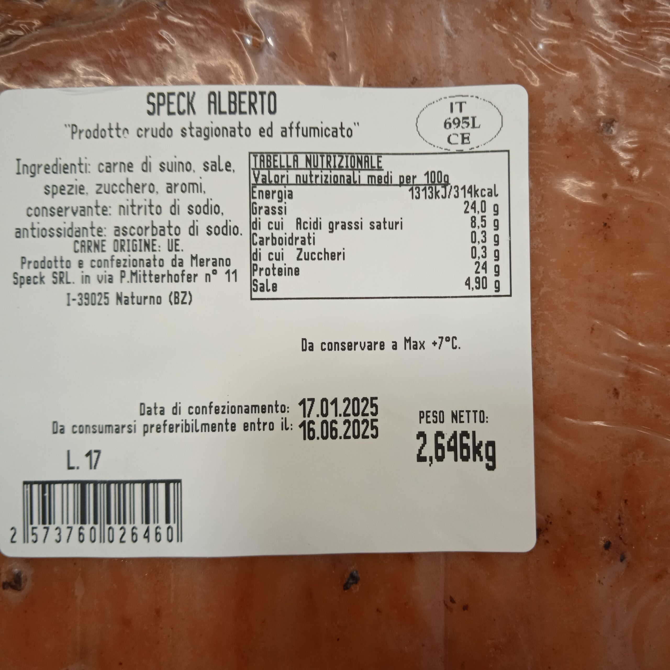 SPECK 2.5Kg c.a. - Image 2