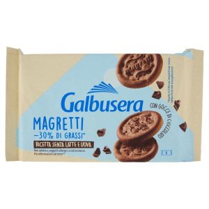 Magretti Biscotti con cioccolato e cacao Galbusera 6x43.3gr