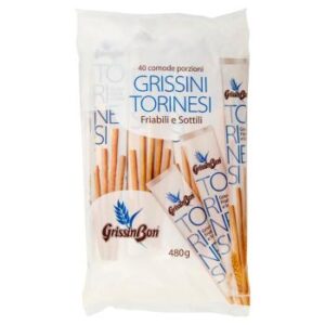 GrissinBon Grissini Torinesi 40 porzioni 480 g