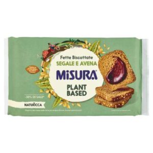 Misura Naturìcca Fette Biscottate Segale e Avena Plant Based 320 g