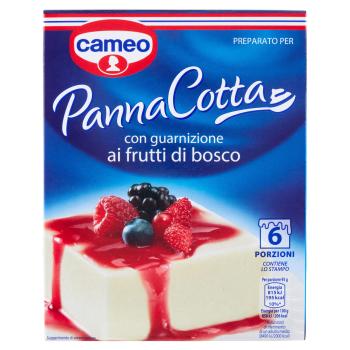 cameo Preparato per Panna Cotta con guarnizione ai frutti di bosco 107 g