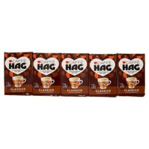 Caffè HAG Bar 200 bustine di caffè macinato decaffeinato 1,3 kg