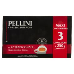 PELLINI Espresso Superiore N°42 Tradizionale 3 X 250 G
