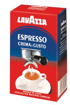 Caffè Espresso Macinato Crema e Gusto Lavazza gr. 250