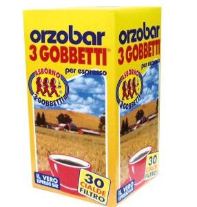 Orzobar 3 Gobbetti 30 Cialde filtro di orzo mondo per macchina espresso bar.