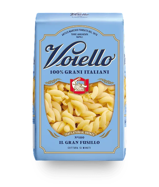 Voiello 100% Grano Italiano Pasta Gran Fusillo 180 500g