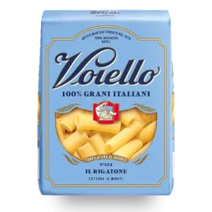 Voiello 100% Grano Italiano Pasta Rigatoni N.124 500g