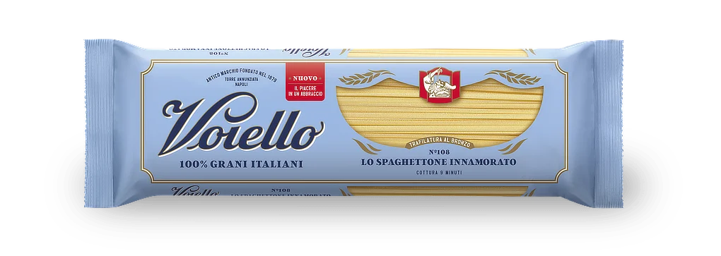 Voiello 100% Grano Italiano Pasta Spaghettone Innamorato 500g